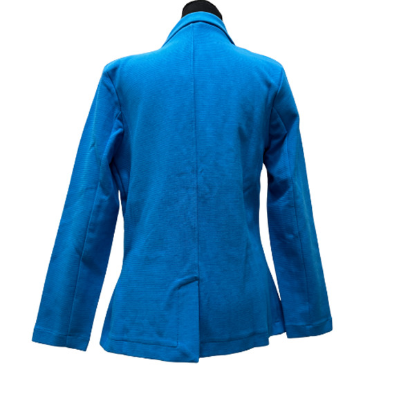 NEW Kettlewell X Prue Leith Blazer Medium Blue Cotton Jacket Pockets Portugal - Picture 10 of 10